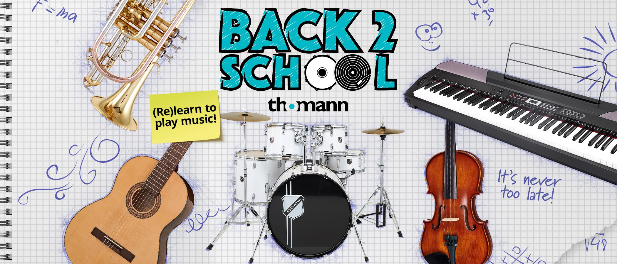 Back2School Instrumente für Anfänger